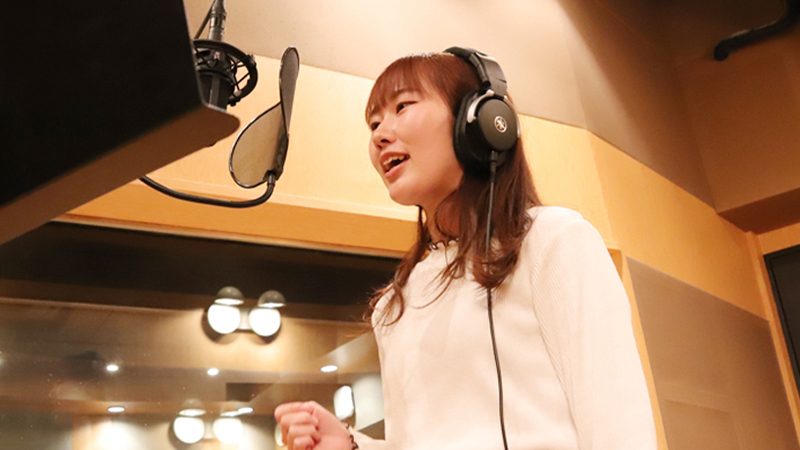 体験例2）声優アーティストボーカルレッスン
