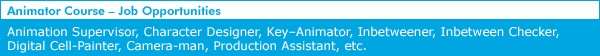 Animator Course – Job Opportunities